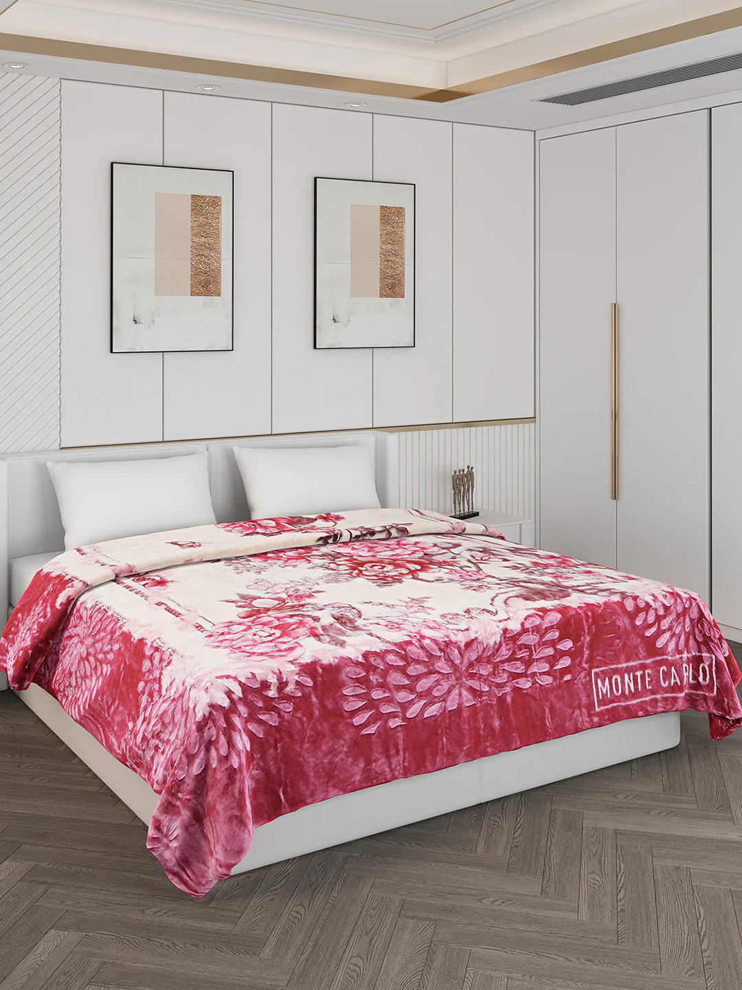 Printed Double Bed 850 GSM Blanket for Heavy Winter -2 Ply (Weight 4.5 kg)