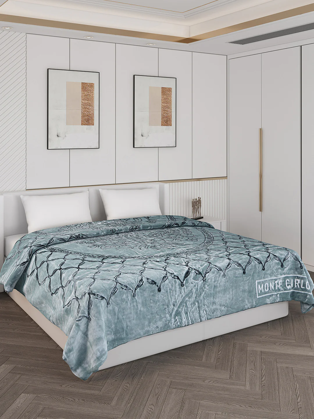 Printed Double Bed 950 GSM Blanket for Heavy Winter -2 Ply (Weight 5 kg)
