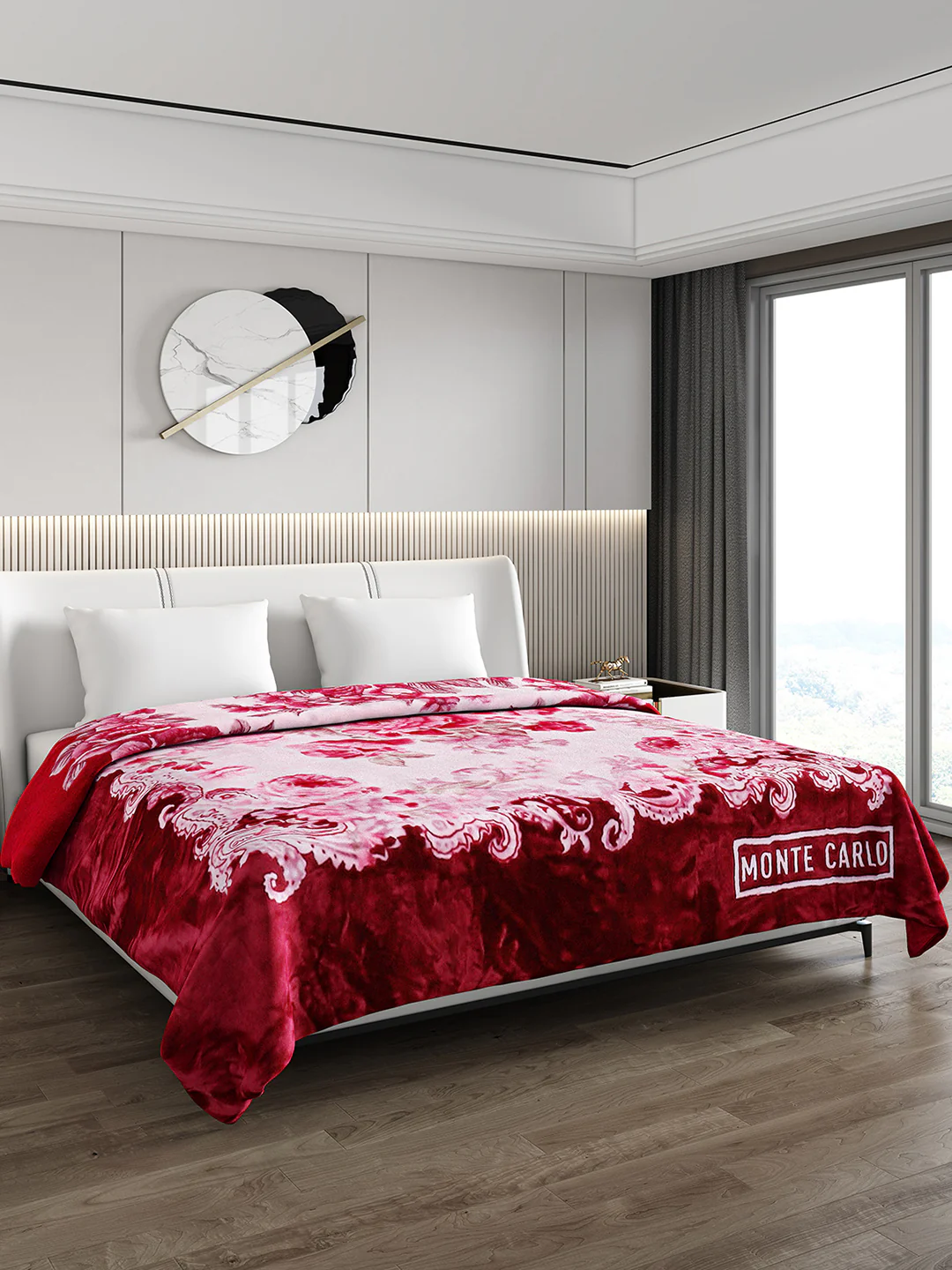 Printed Double Bed Reversible Blanket 2 Ply, 757 GSM, 4 kg (Super Star)