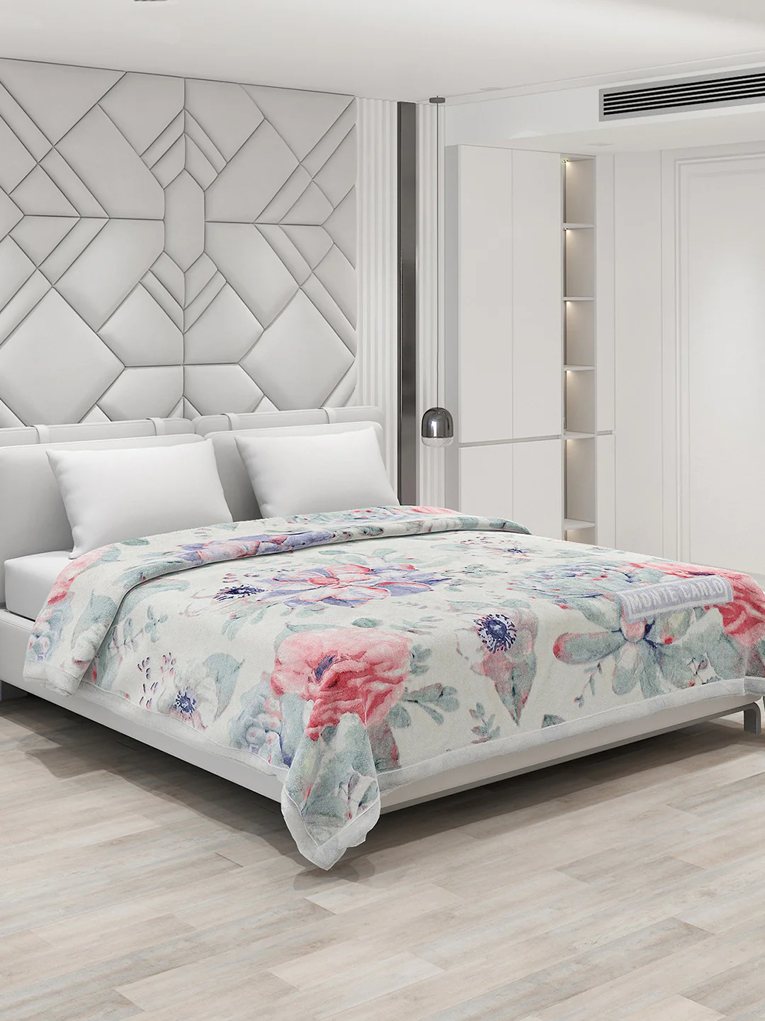 Printed Double Bed Blanket for Heavy Winter -2 Ply