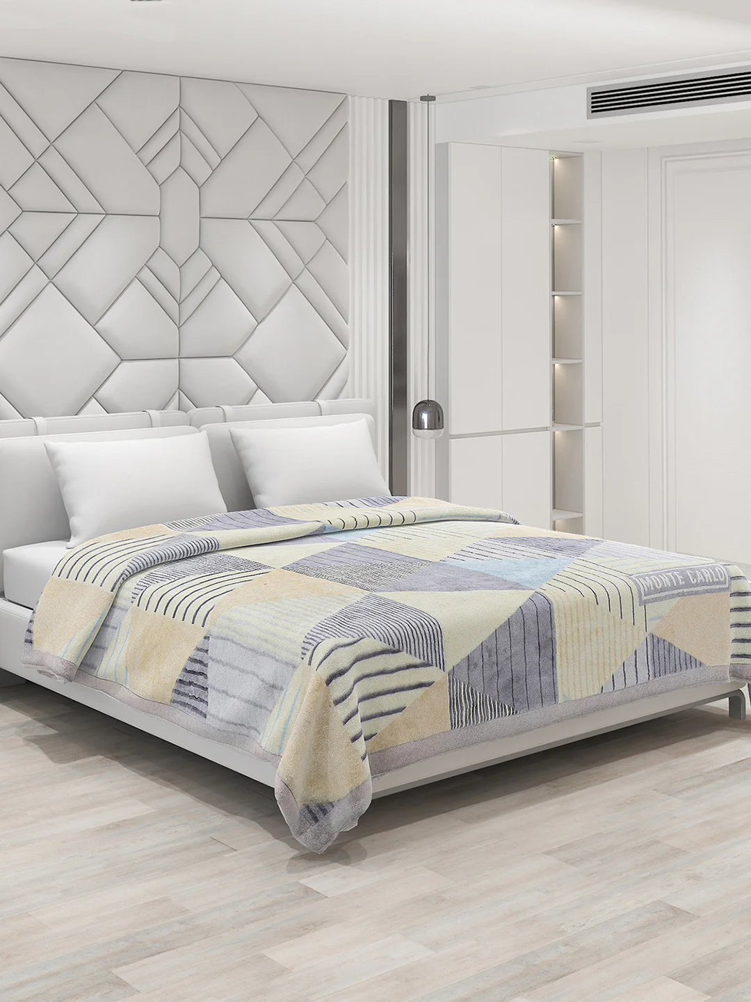 Printed Double Bed Blanket for Heavy Winter -2 Ply