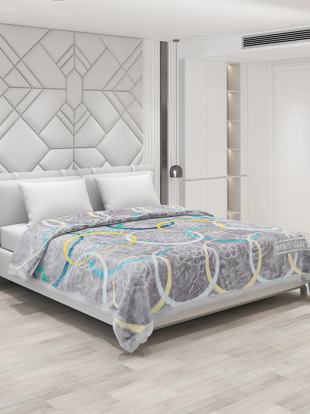 Printed Double Bed Blanket for Heavy Winter -2 Ply