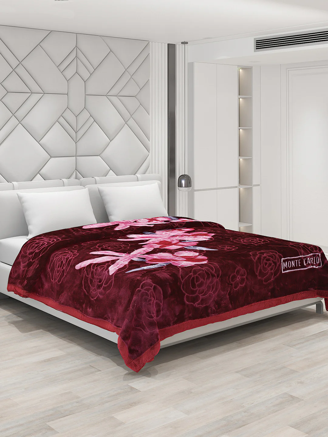 Printed Double Bed Blanket for Heavy Winter -2 Ply
