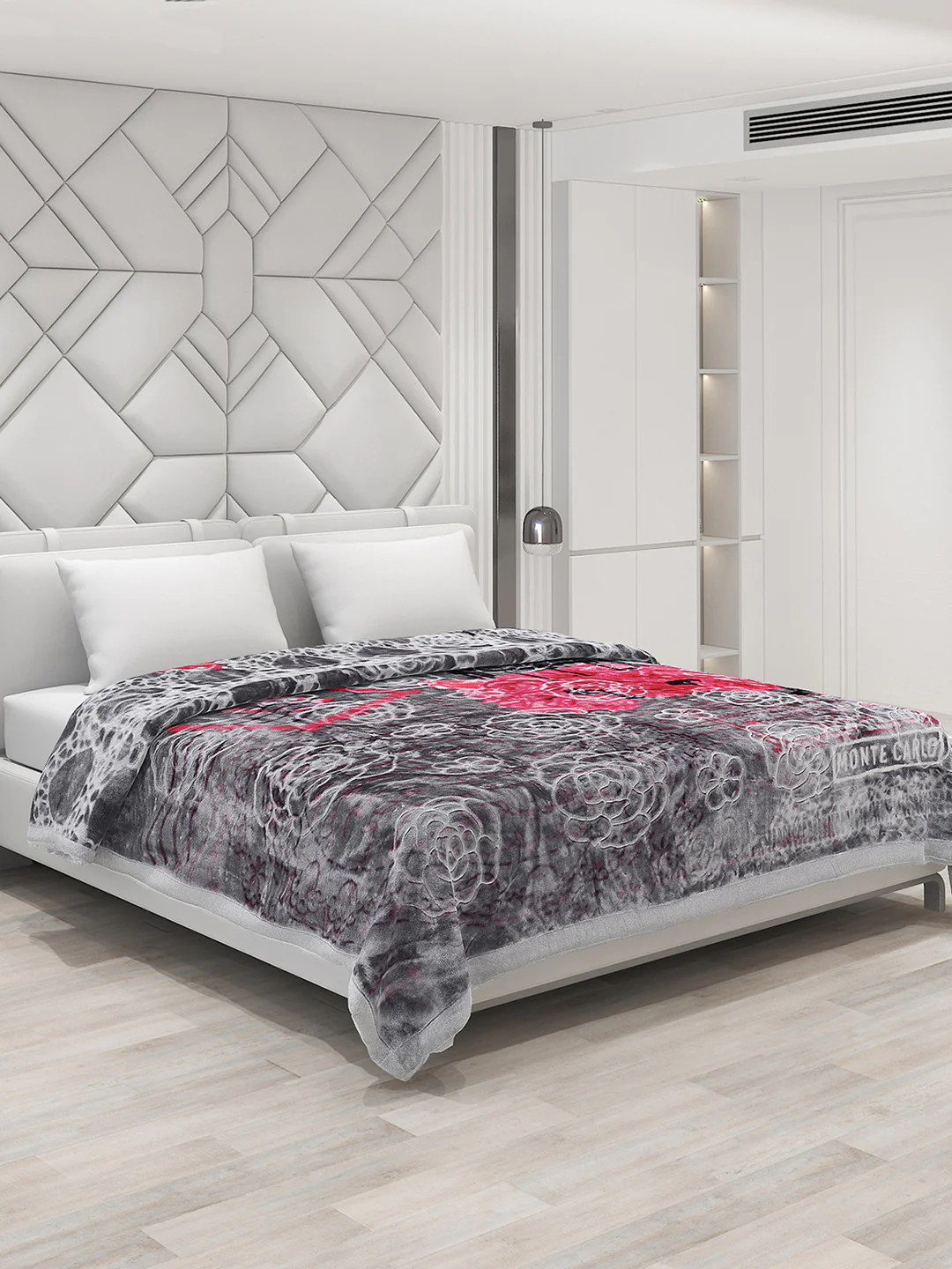 Printed Double Bed Blanket for Heavy Winter -2 Ply