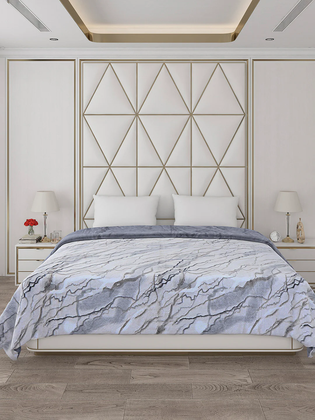 Printed Double Bed Blanket for Heavy Winter -2 Ply - Image 3