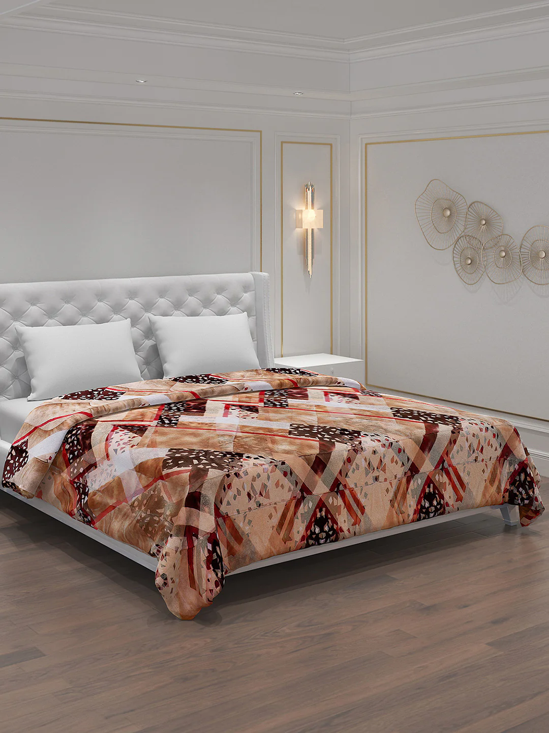 Printed 100% Polyester Double Bed Comforter for Winter