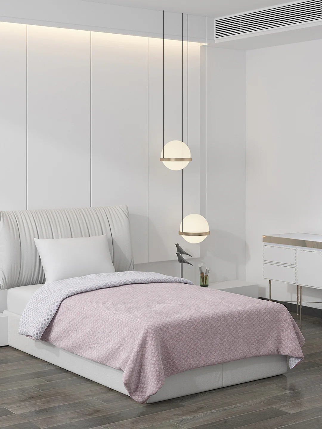 Printed 100% Polyester Single Bed Comforter for AC Room