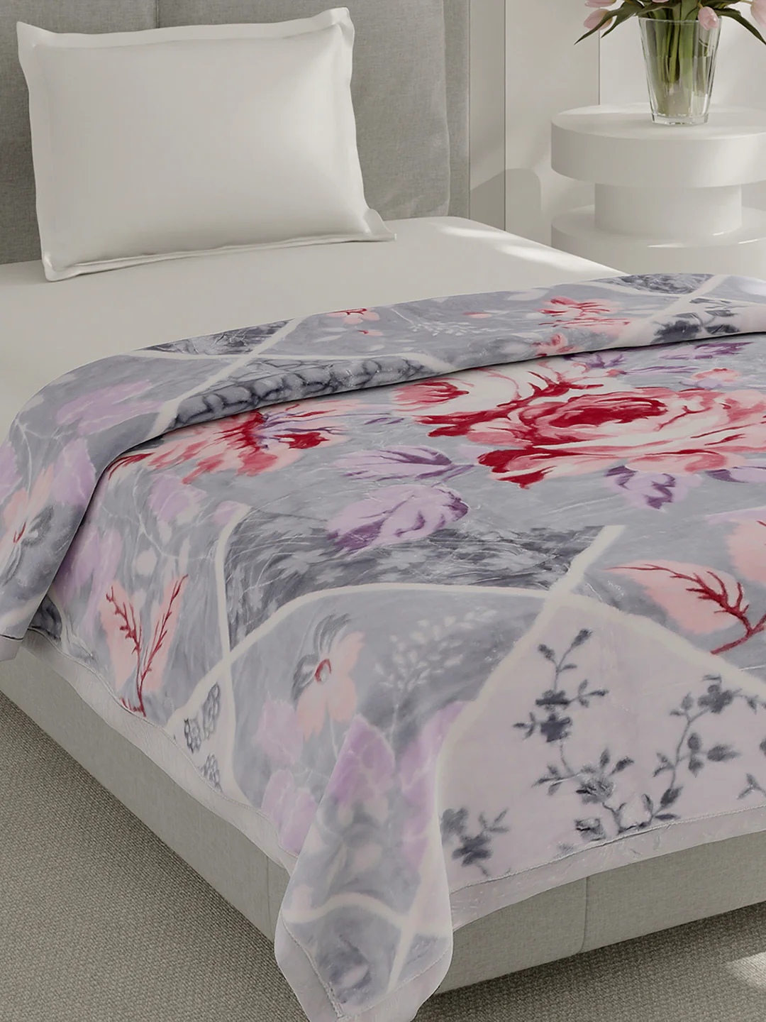 Printed Single Bed 2 Ply, 895 GSM Blanket for Heavy Winter - (Lavish Plus)