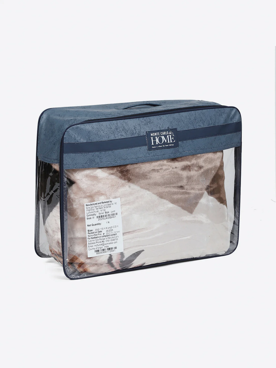 Printed Single Bed 2 Ply, 895 GSM Blanket for Heavy Winter - (Lavish Pvc) - Image 8