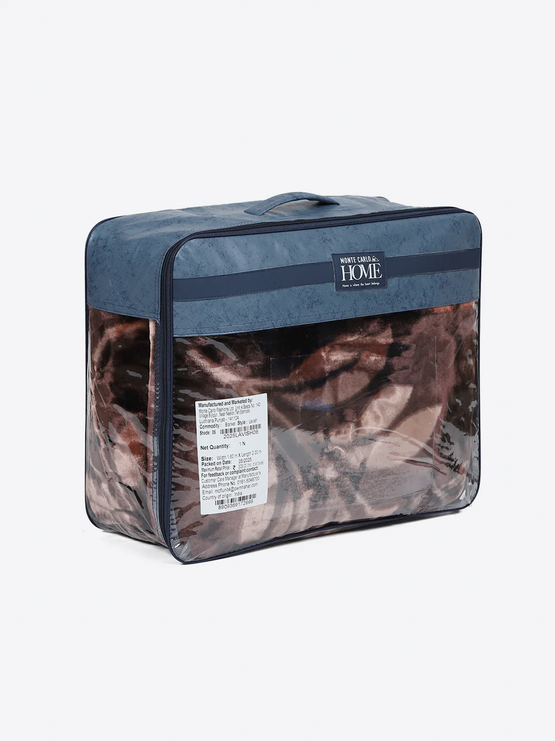 Printed Single Bed 2 Ply, 895 GSM Blanket for Heavy Winter - (Lavish Pvc) - Image 8