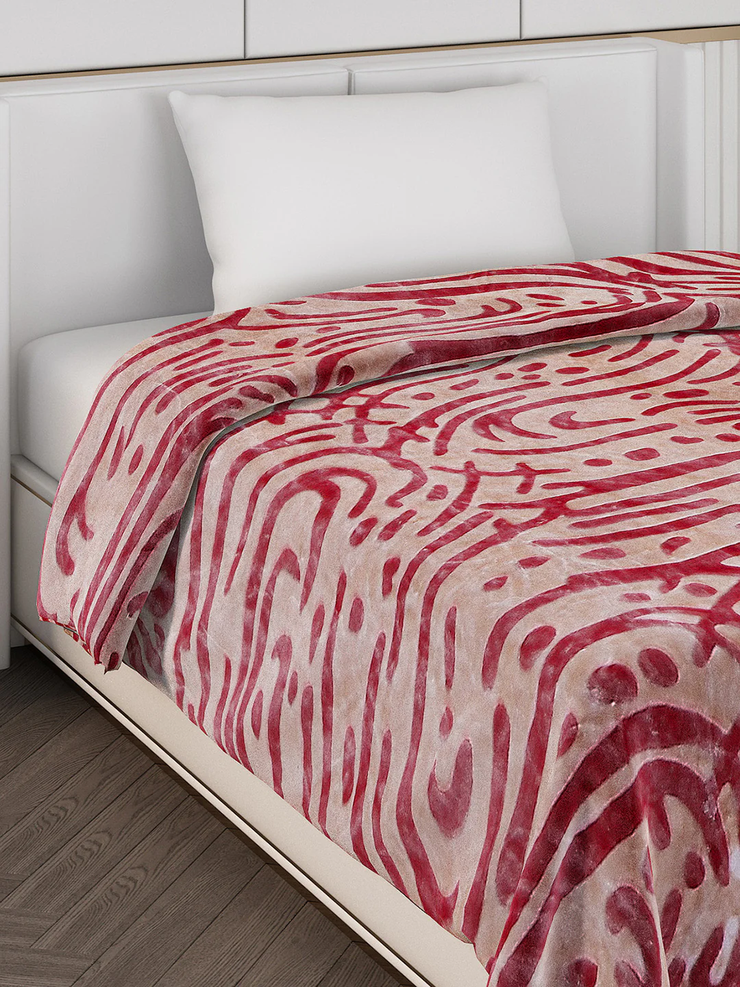 Printed Single Bed 710 GSM Blanket Ignis 2 Ply (Weight 2.5 kg)