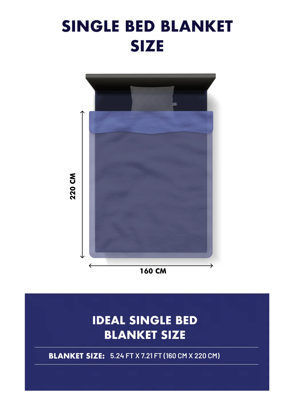 Printed Single Bed Reversible Blanket 2 Ply, 568 GSM, 2 kg (Glamour) - Image 9