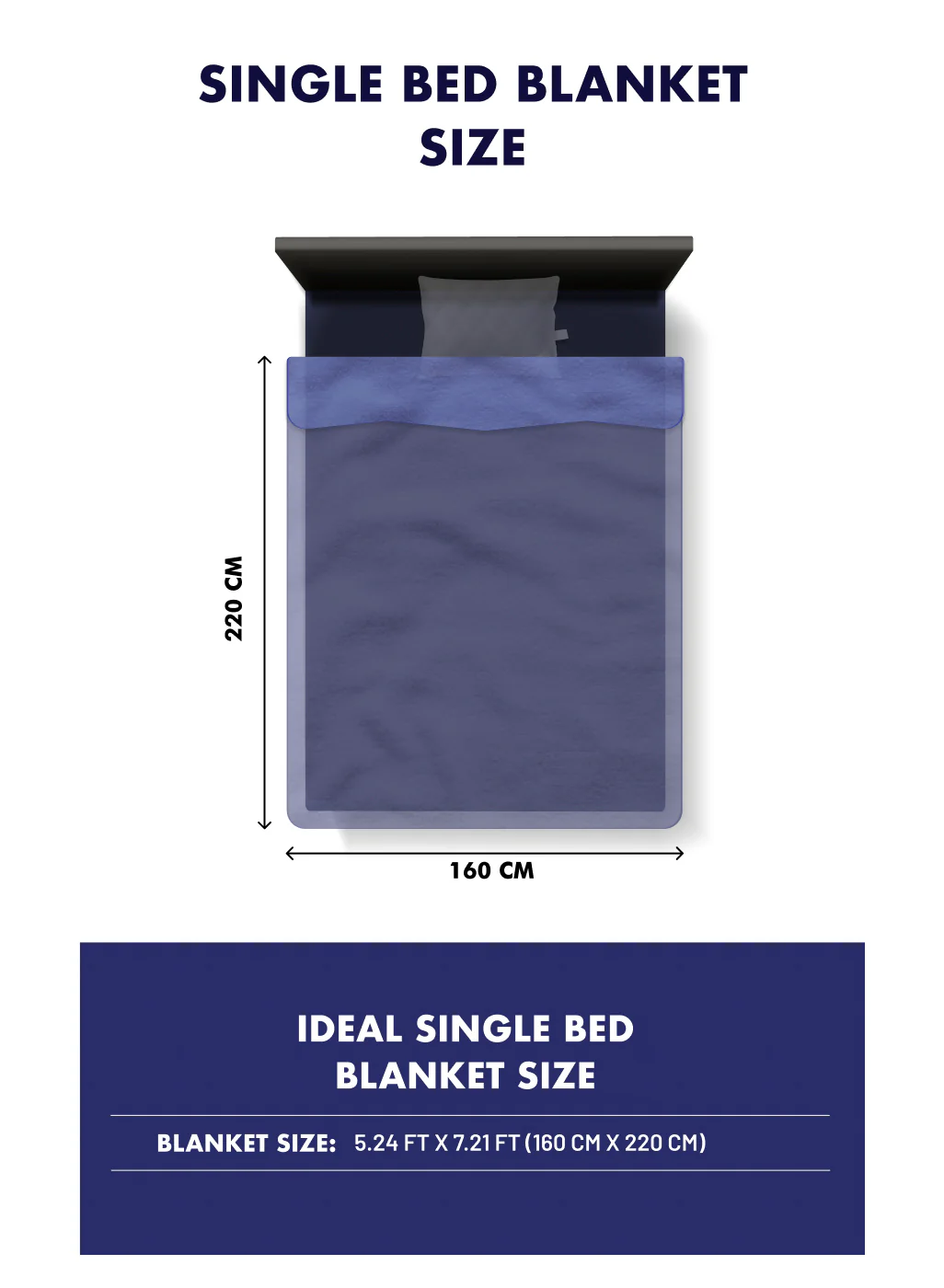 Printed Single Bed Blanket for Heavy Winter -2 Ply - Image 9