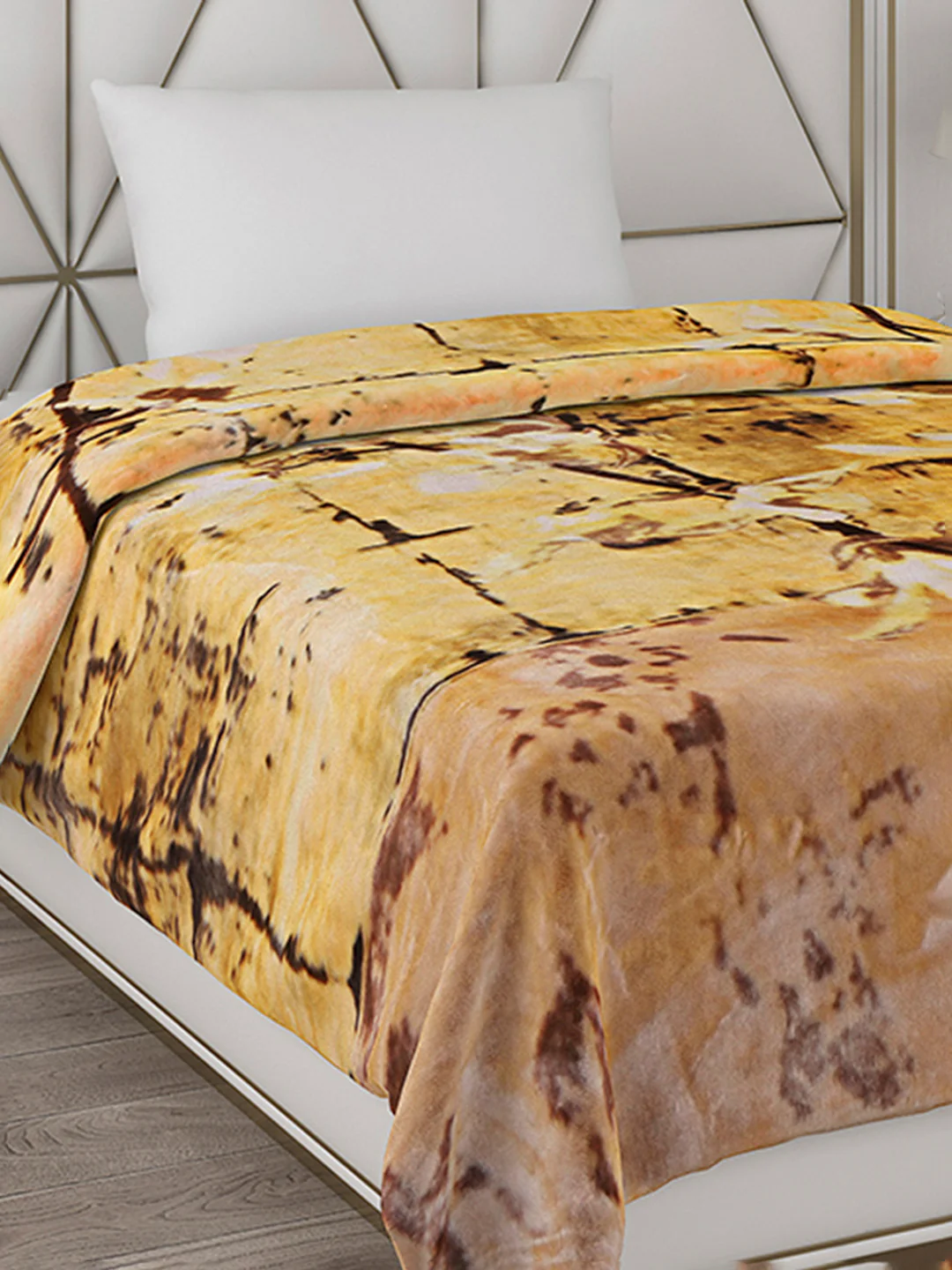 Printed Single Bed Blanket for Heavy Winter -2 Ply - Image 4