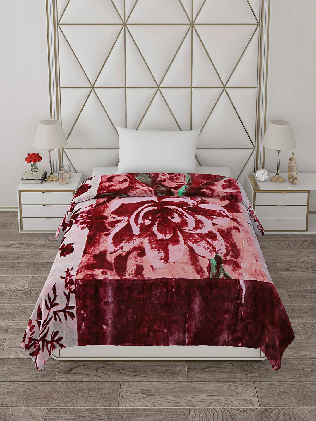 Printed Single Bed Blanket for Heavy Winter -2 Ply - Image 3