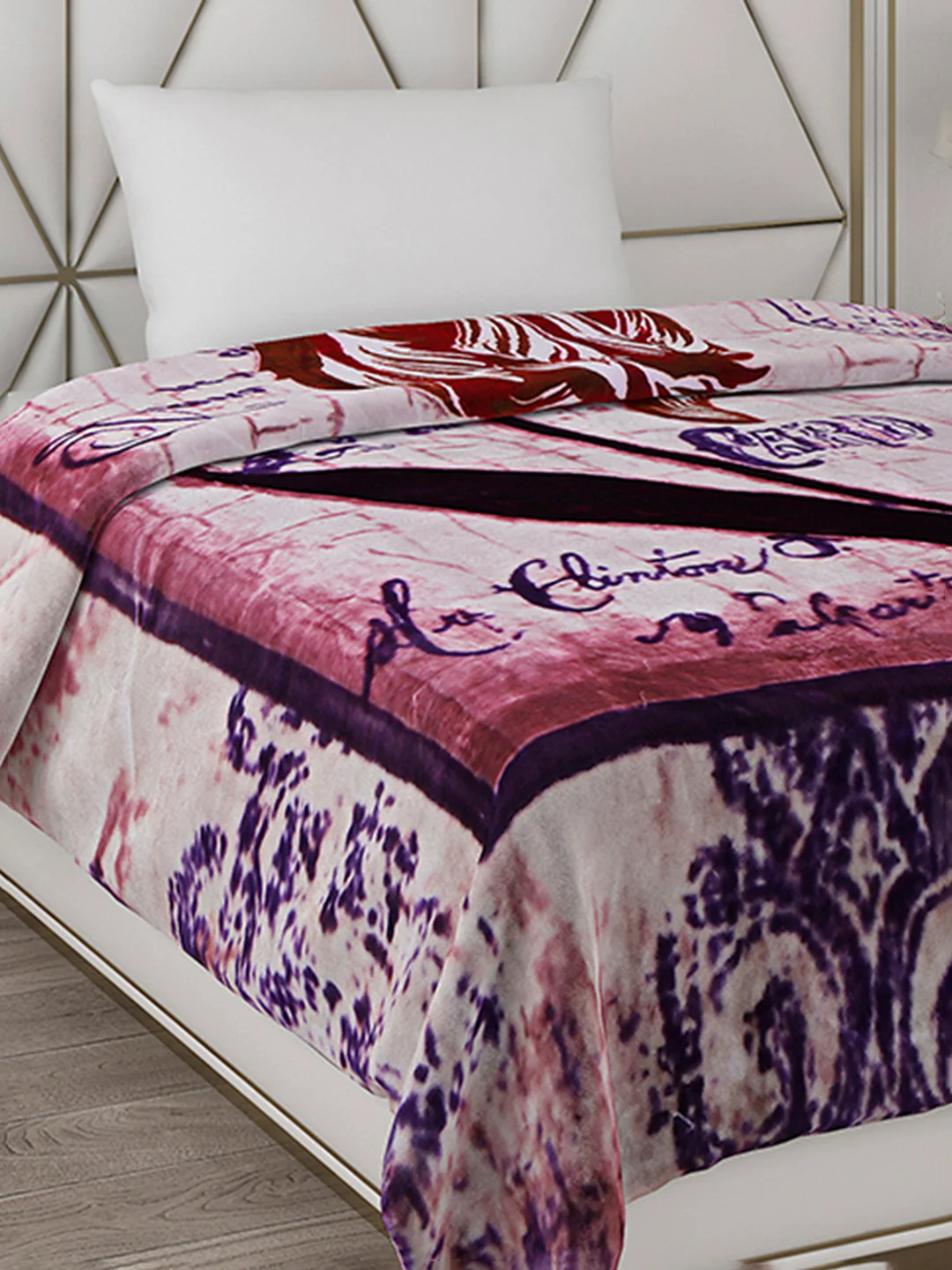 Printed Single Bed Blanket for Heavy Winter -2 Ply - Image 4