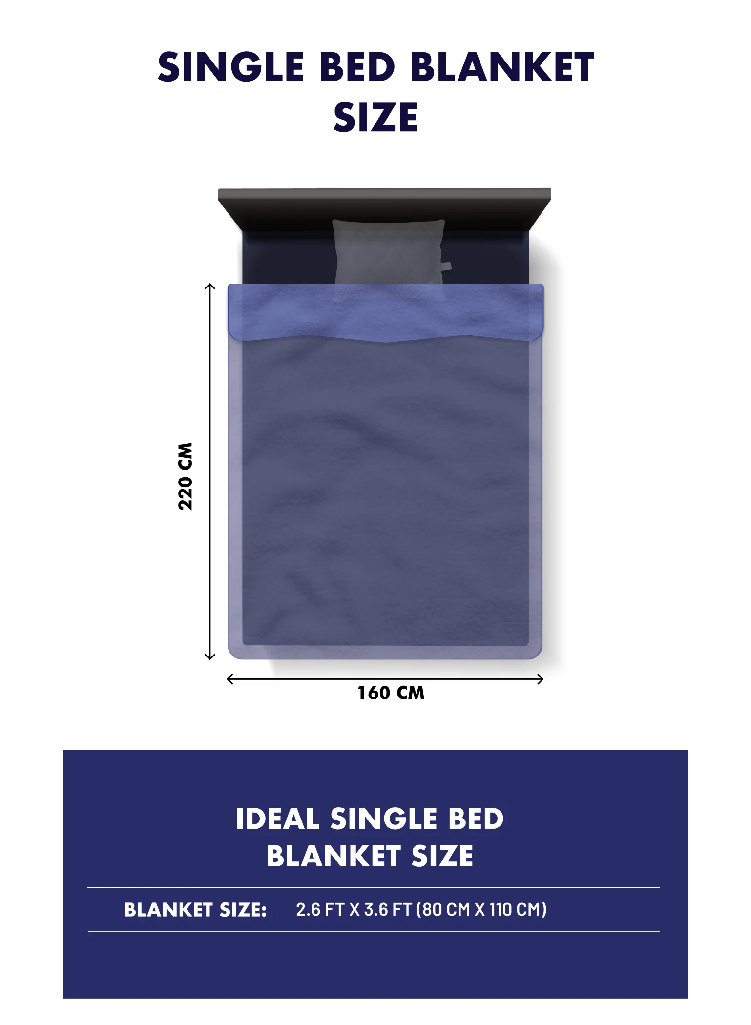 Printed Single Bed Blanket for Heavy Winter -3 Ply - Image 9