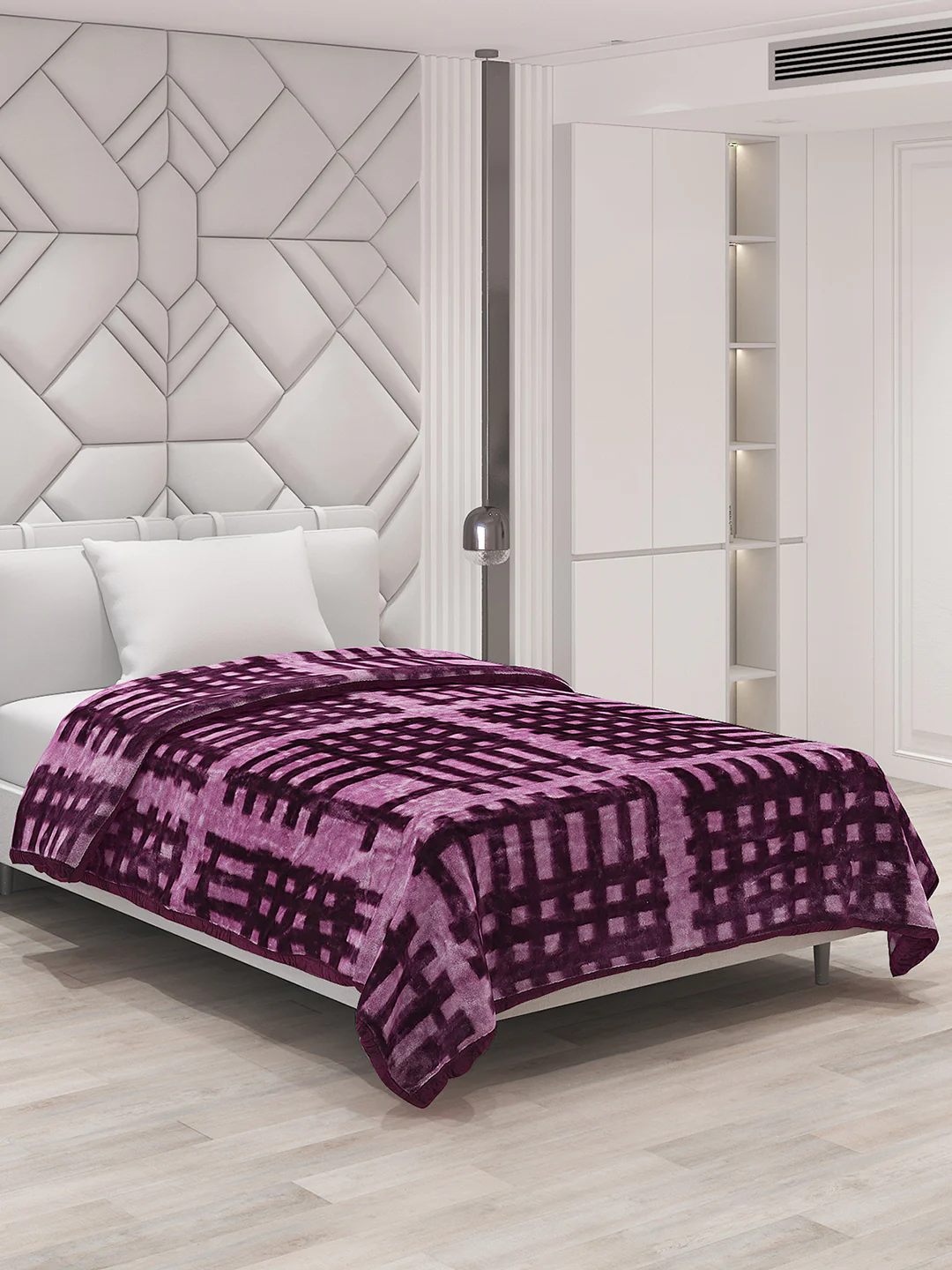 Printed Single Bed Blanket for Mild Winter -1 Ply