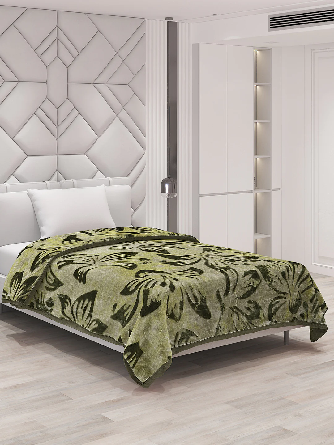 Printed Single Bed Blanket for Mild Winter -2 Ply