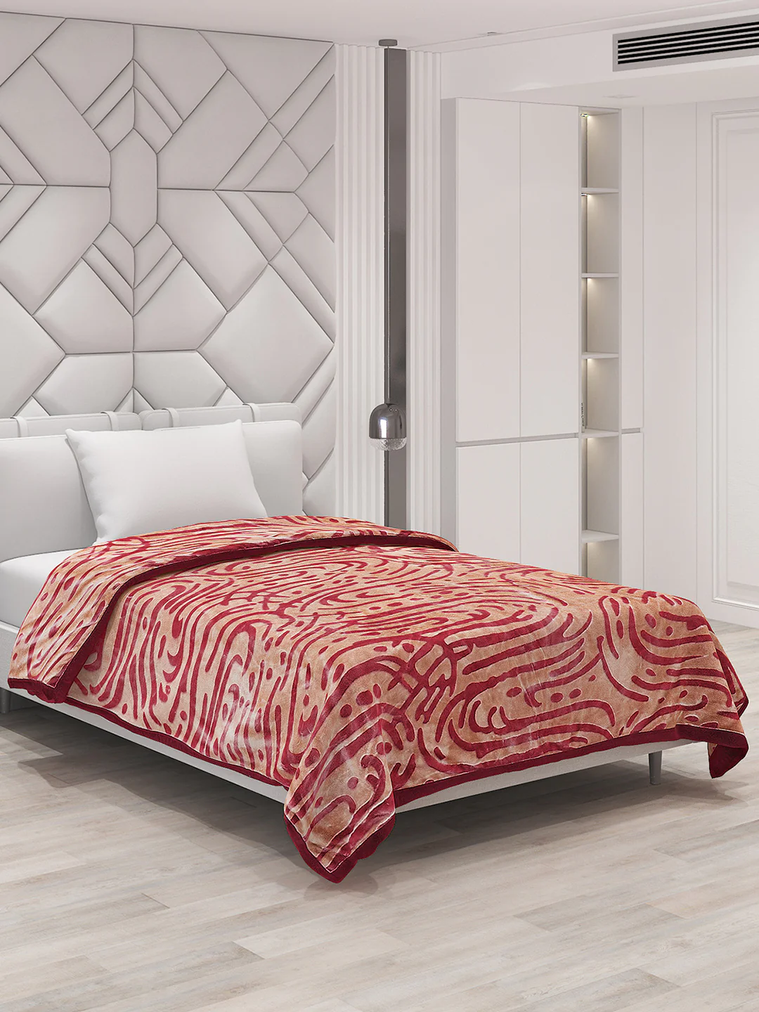 Printed Single Bed Blanket for Mild Winter -2 Ply