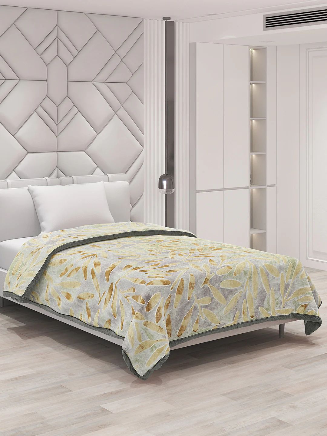 Printed Single Bed Blanket for Mild Winter -2 Ply
