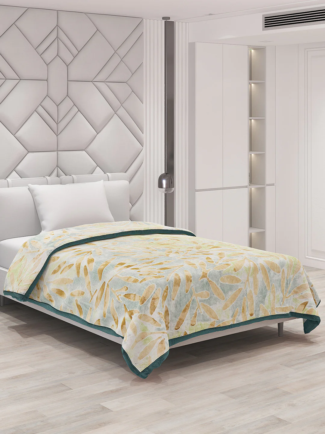 Printed Single Bed Blanket for Mild Winter -2 Ply