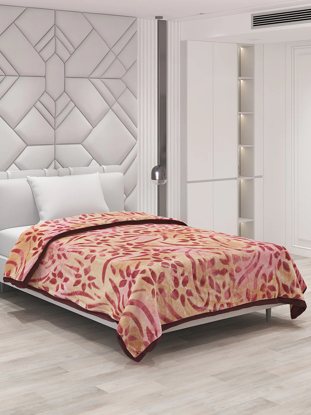 Printed Single Bed Blanket for Mild Winter -2 Ply