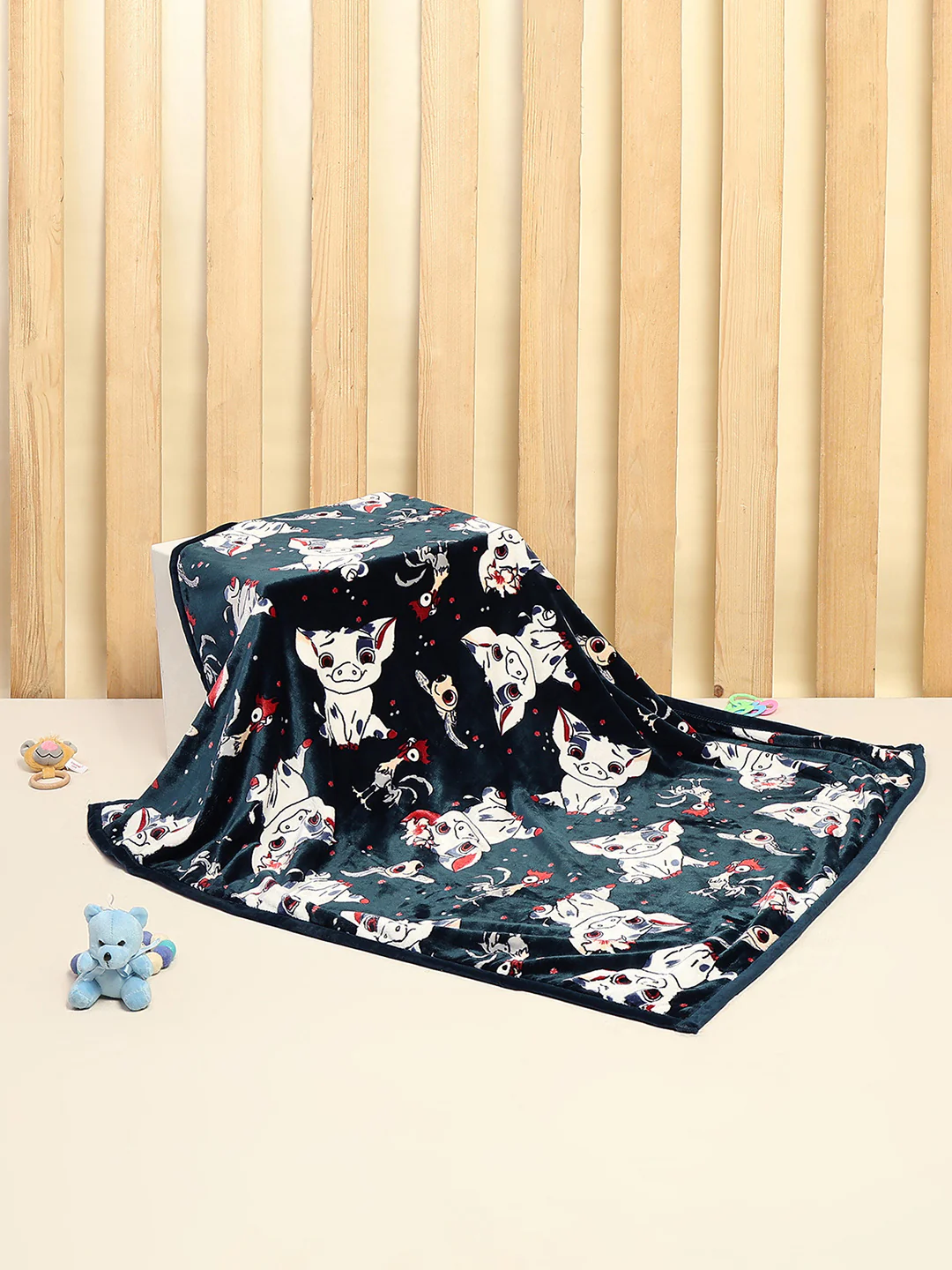 Printed Baby Blanket for Mild Winter -2 Ply - Image 2