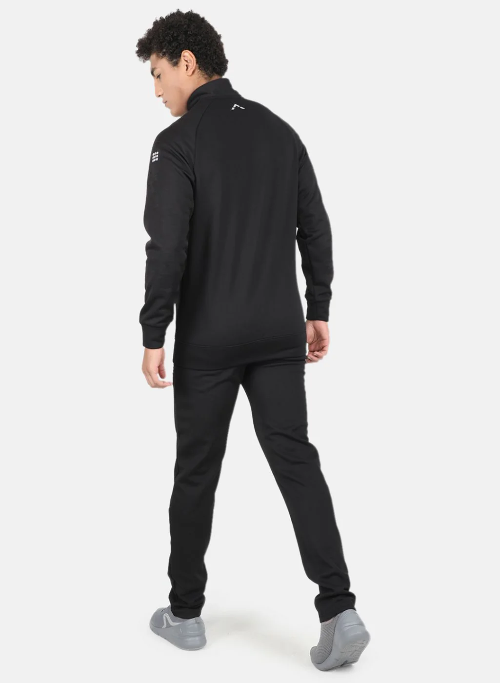Rock.it Men Black Self Tracksuit - Image 3