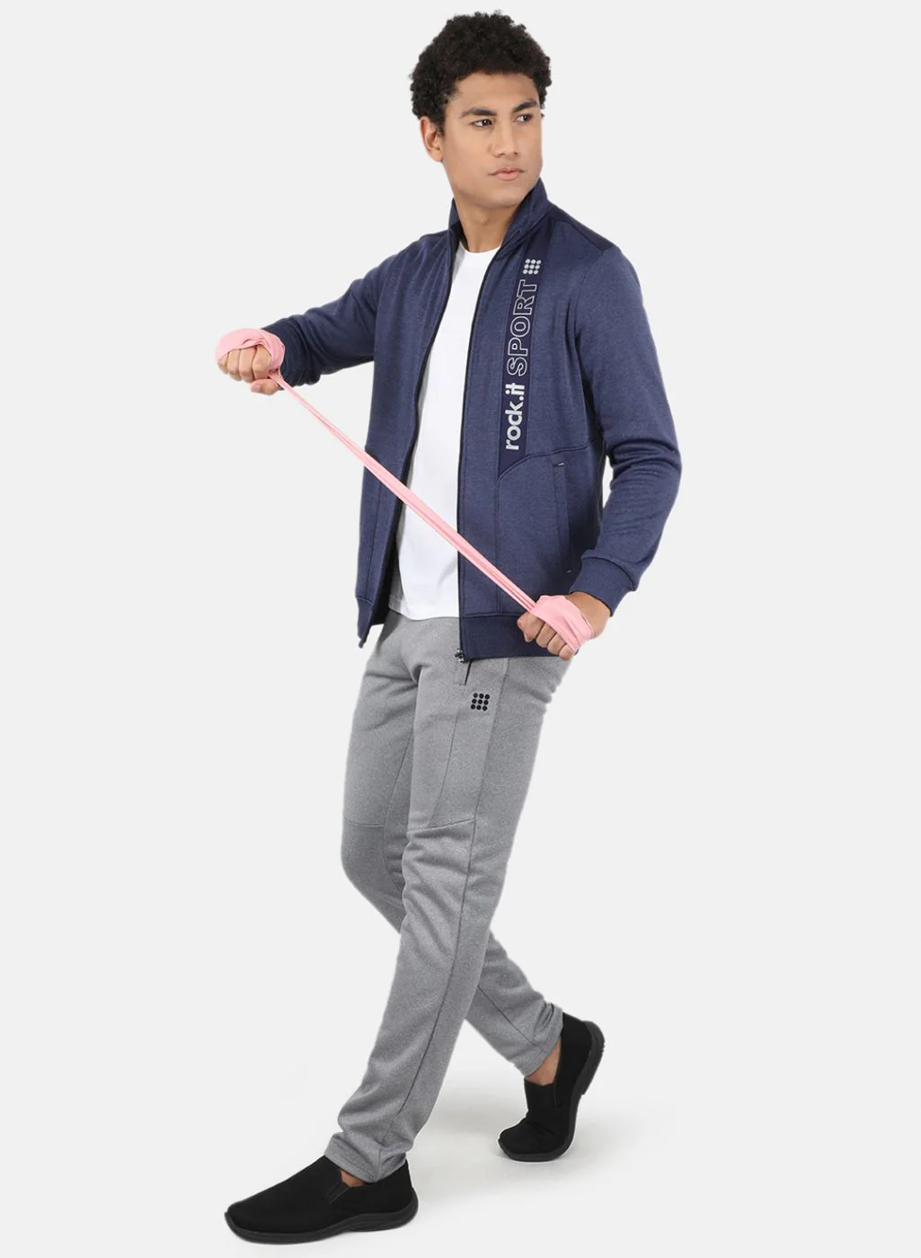 Rock.it Men Blue Printed Sweatshirt - Image 4