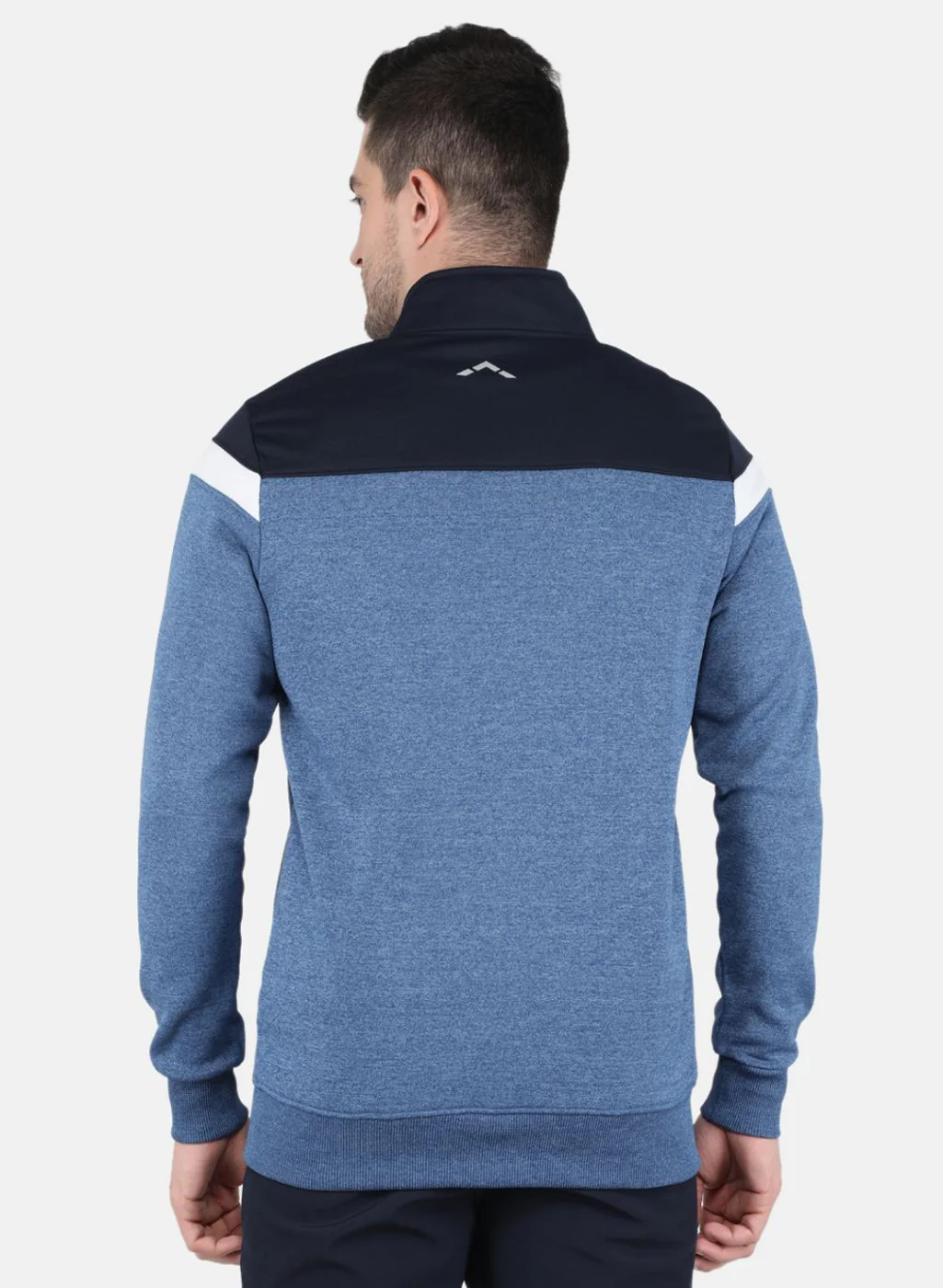Rock.it Men Blue Solid Sweatshirt - Image 3