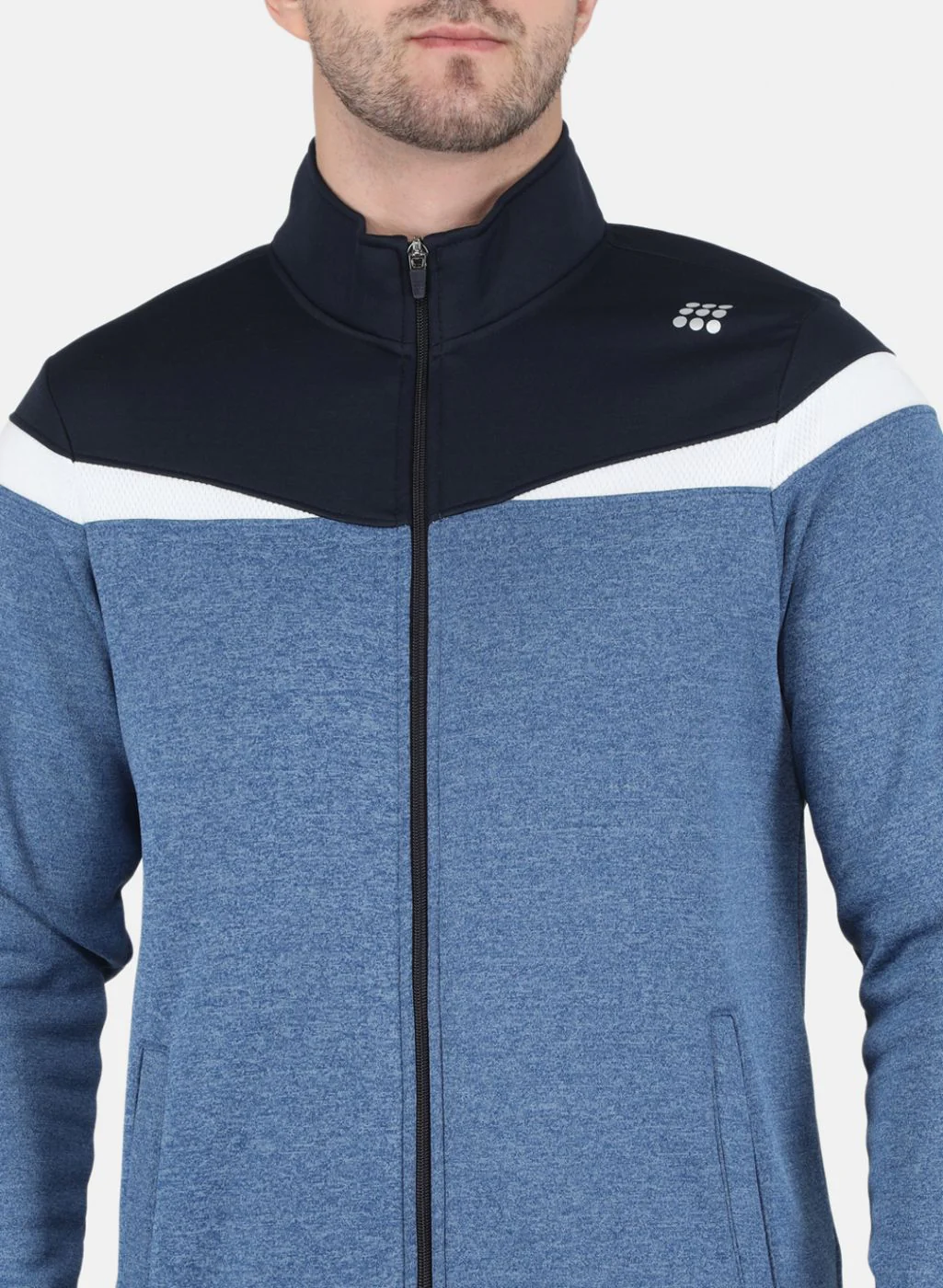 Rock.it Men Blue Solid Sweatshirt - Image 5