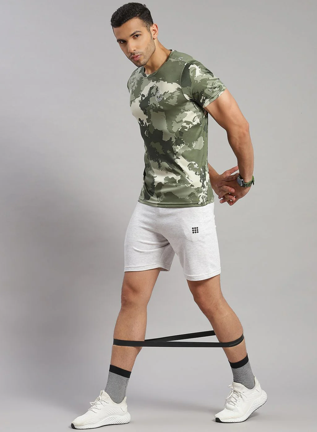 Rock.it Men Green Printed T-Shirt