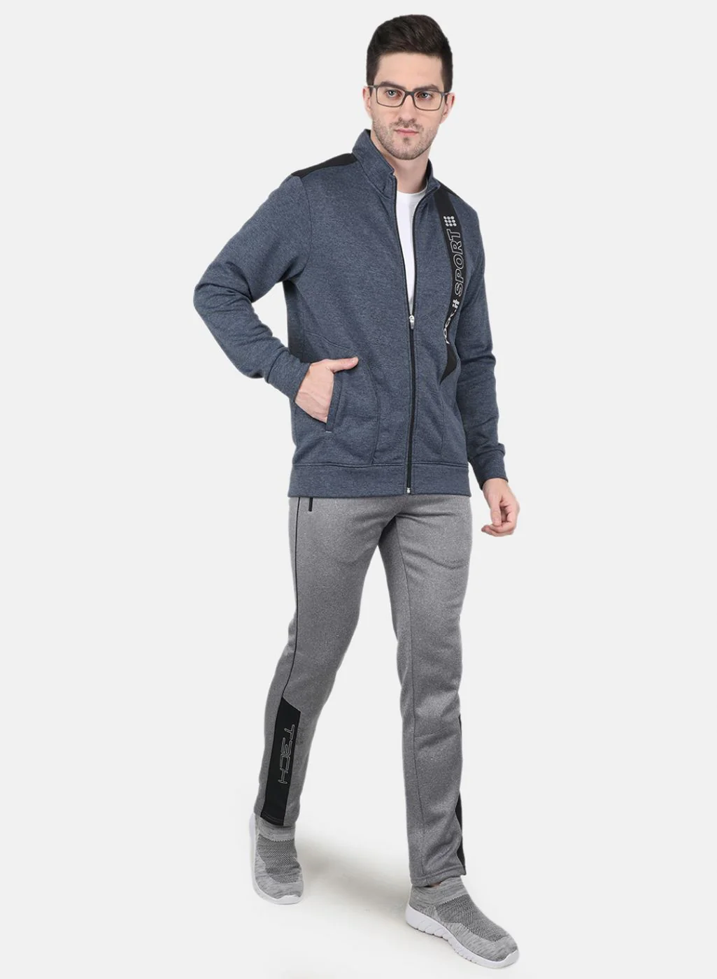 Rock.it Men Grey Printed Sweatshirt - Image 4