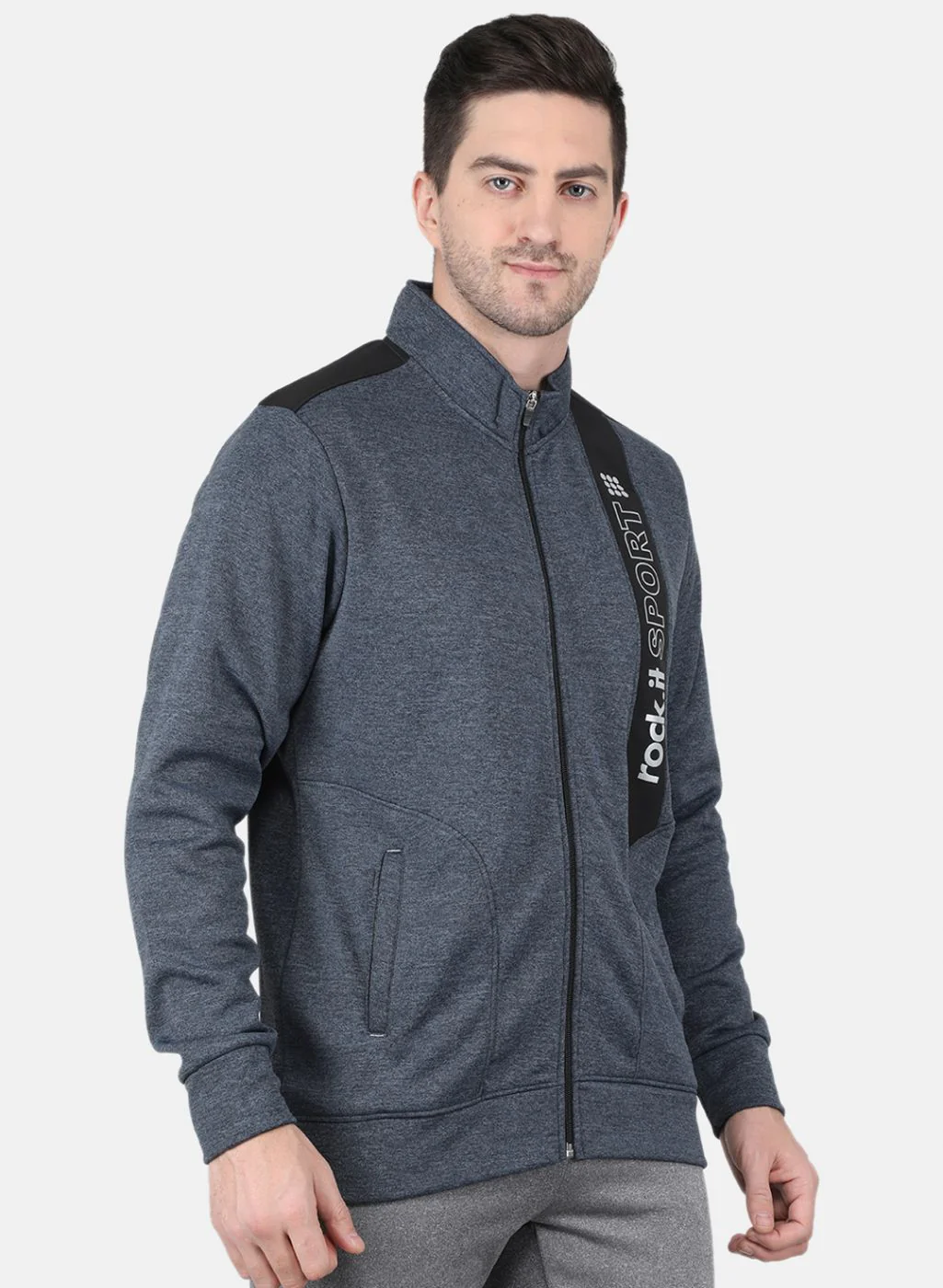 Rock.it Men Grey Printed Sweatshirt - Image 6