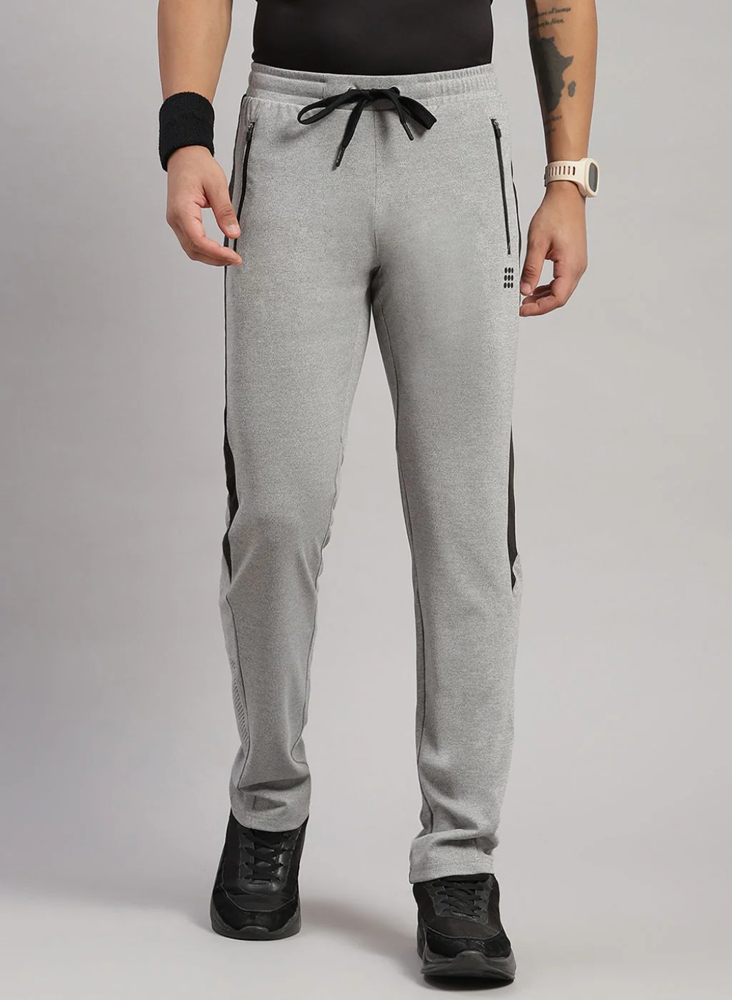 Rock.it Men Grey Regular Fit Lower