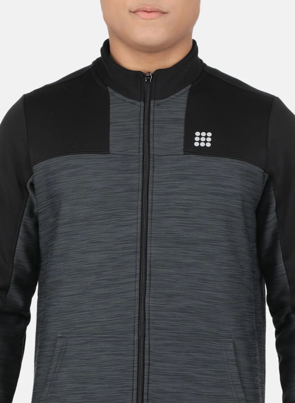 Rock.it Men Grey Solid Sweatshirt - Image 5