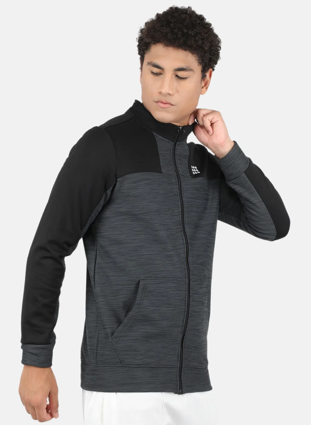 Rock.it Men Grey Solid Sweatshirt - Image 6
