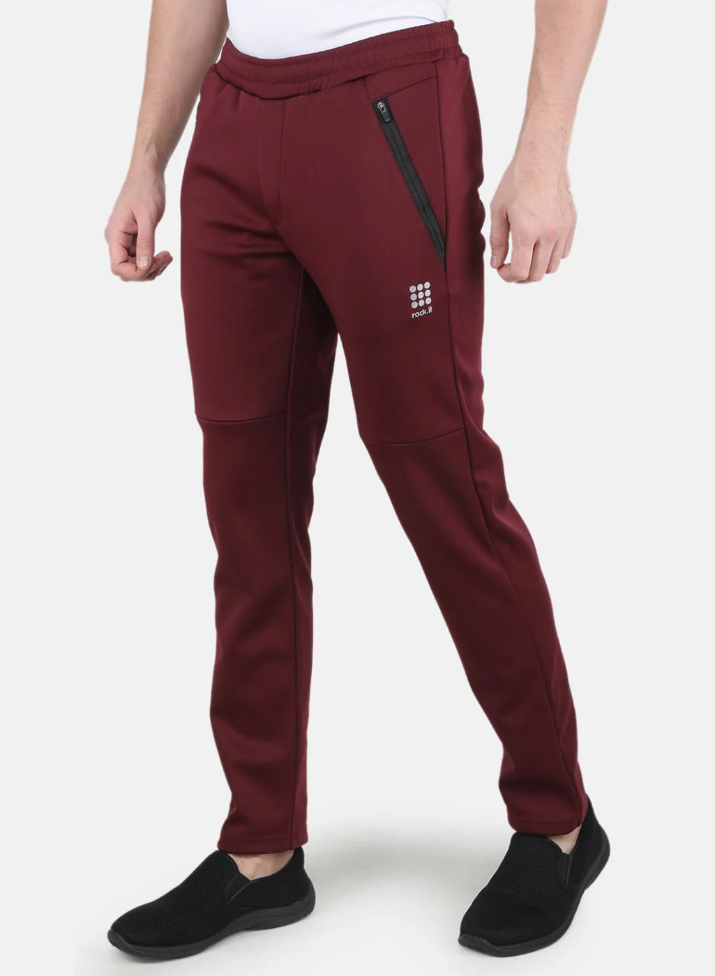Rock.it Men Maroon Regular Fit Lower - Image 2