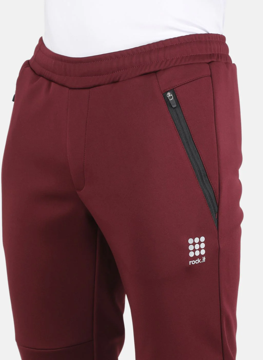 Rock.it Men Maroon Regular Fit Lower - Image 5