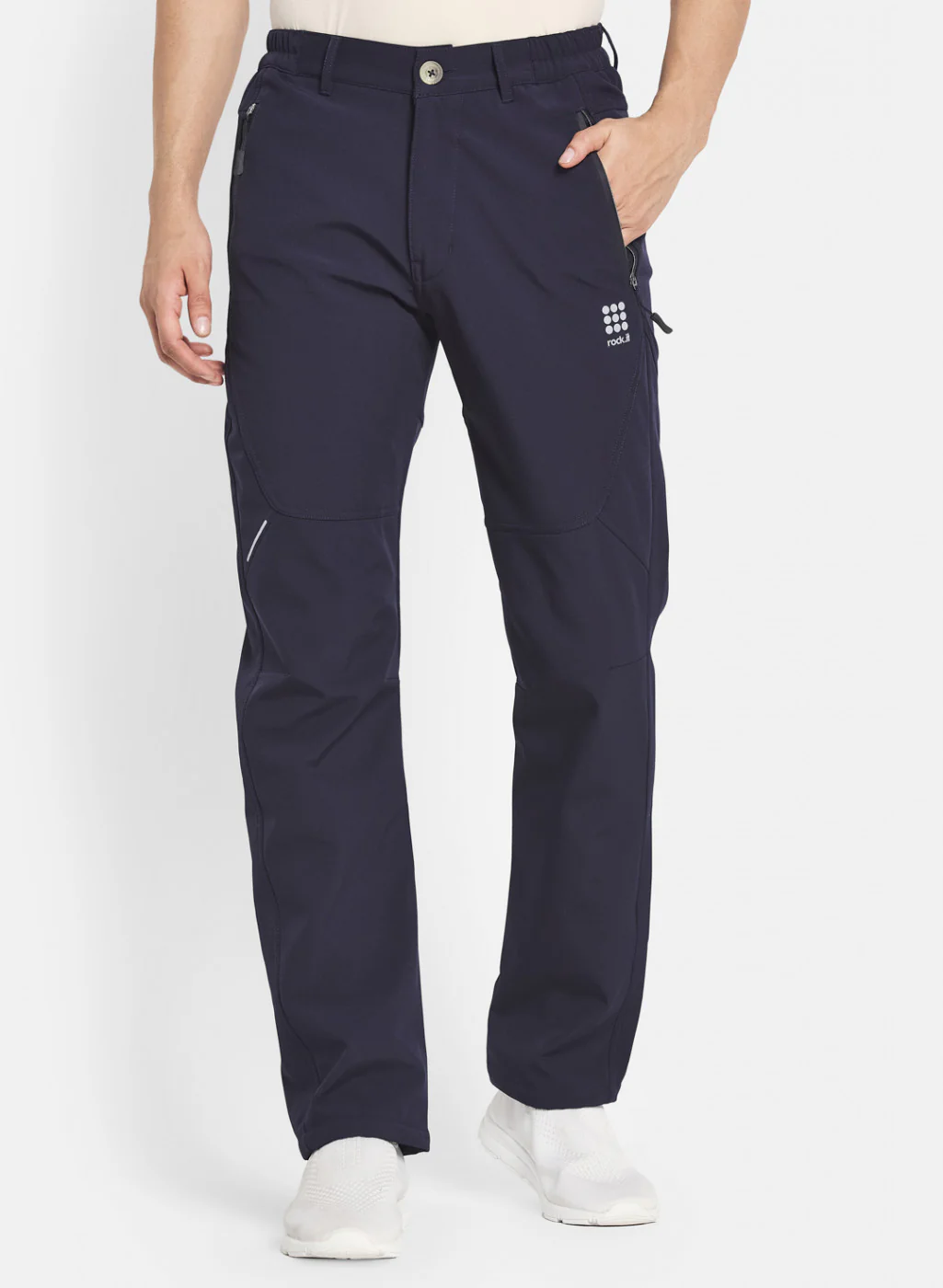 Rock.it Men Navy Blue Regular Fit Lower
