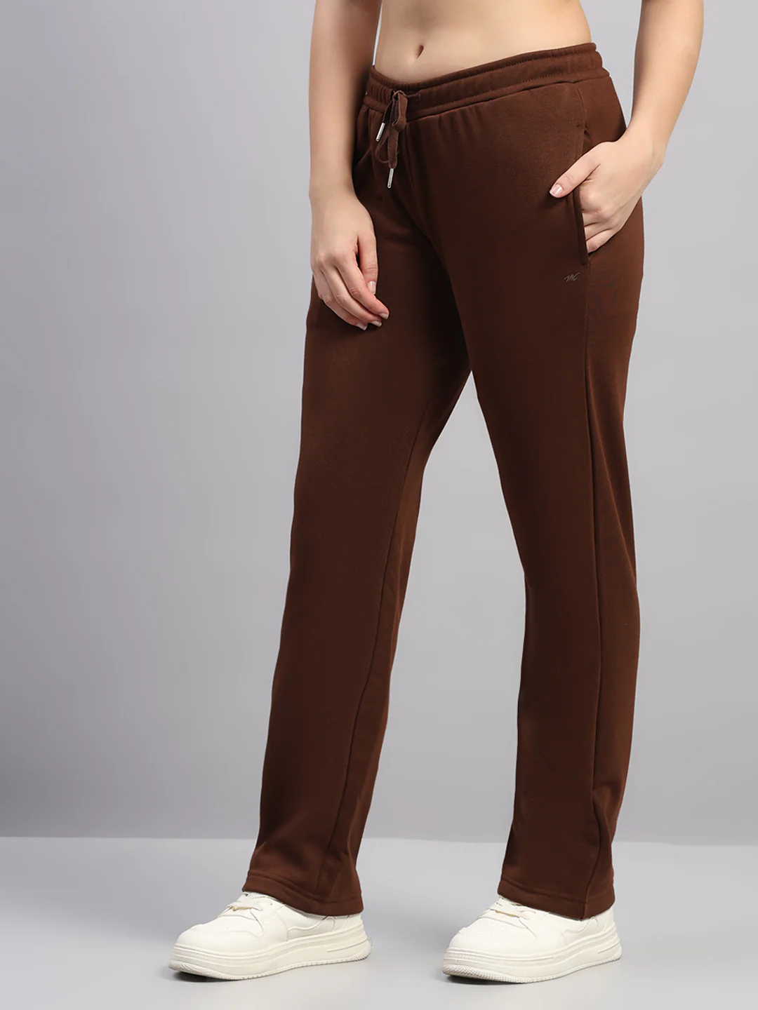 Women Brown Printed Hooded Full Sleeve Cords Set - Image 6
